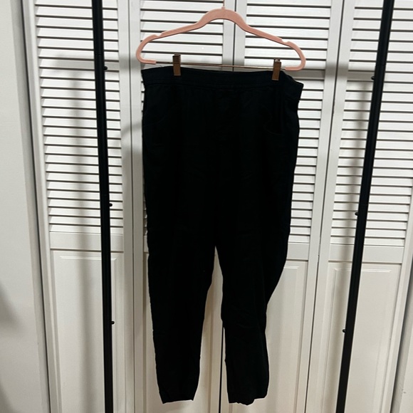 Old Navy High-Waisted Cropped Linen-Blend Pants for Women - Picture 2 of 7